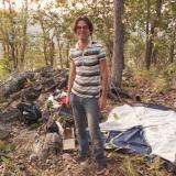 Picture of me on my campsite