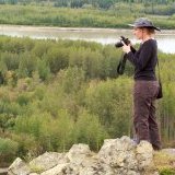 Tammy takes a picture