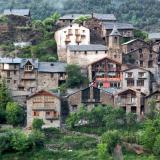 View of the Centre d'Arte i Natura and the village