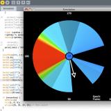 Screenshot of the simulation app